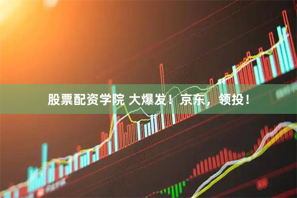 股票配资学院 大爆发！京东，领投！