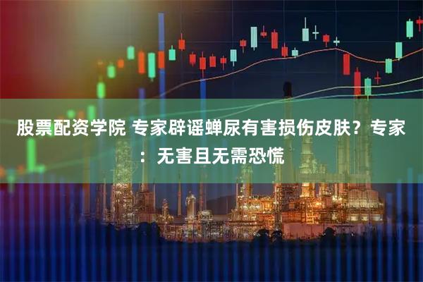 股票配资学院 专家辟谣蝉尿有害损伤皮肤？专家：无害且无需恐慌
