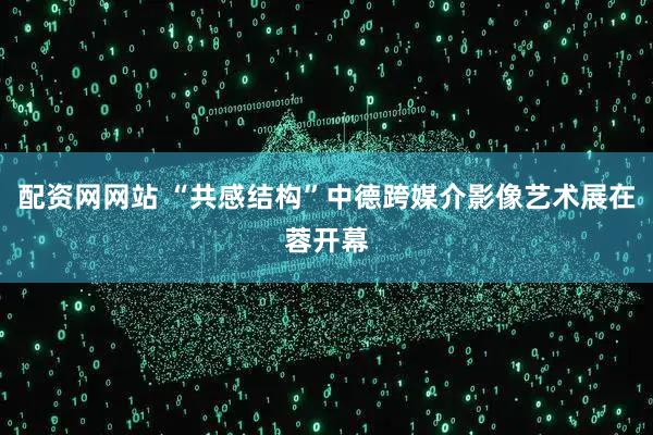 配资网网站 “共感结构”中德跨媒介影像艺术展在蓉开幕